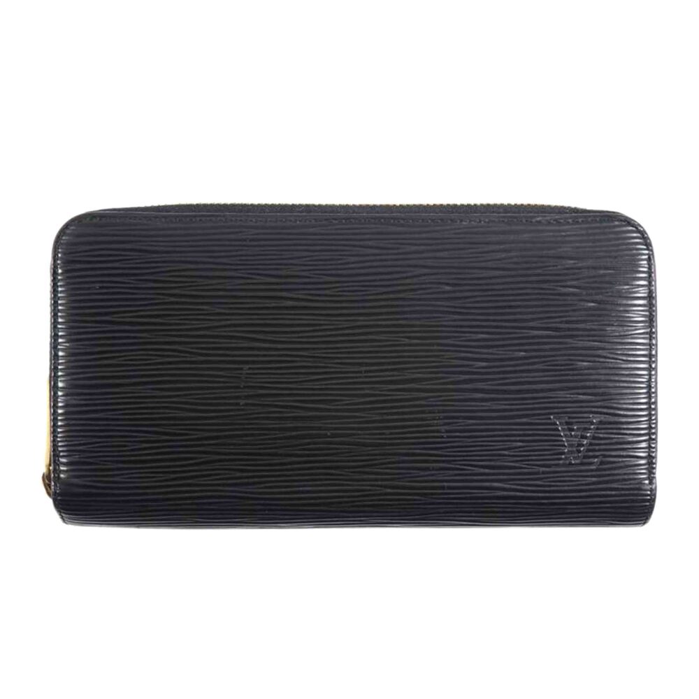 LOUIS VUITTON Zippy Wallet Epi Noir Black